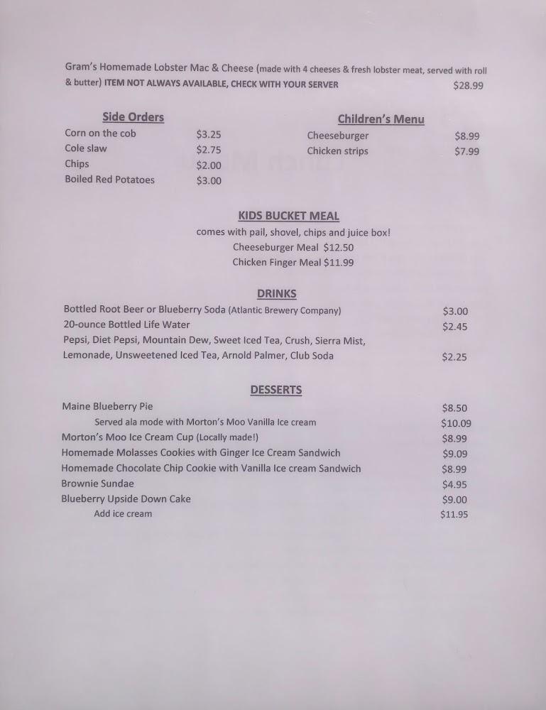 Perry's Lobster Co Menu image 4